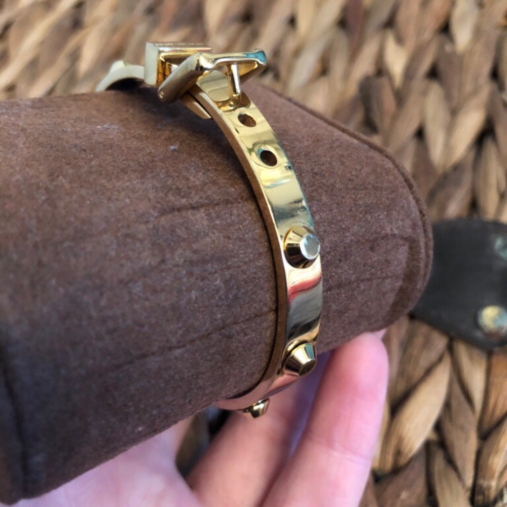 Gold MICHAEL KORS studded bracelet - Picture 2 of 2